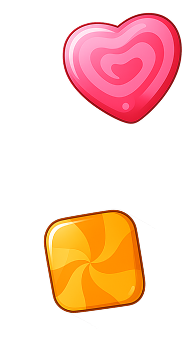 Decorative candy icon